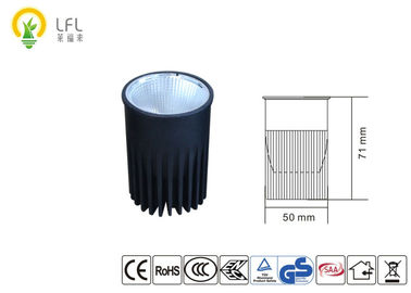 Materiały aluminiowe 10W LED Downlight, 90lm / W Czarny LED Downlight 86V - 264V