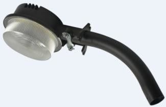 Rozszerzone oświetlenie zewnętrzne aluminiowe LED zainstalowane z czujnikiem mikrofalowym i fotokomórką